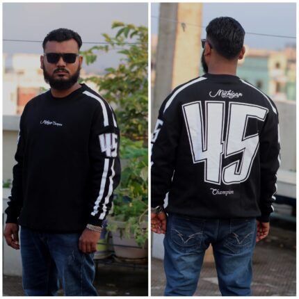 Oversize Sweep Shirt Dropped Shoulder - BLACK | OversizeBazar